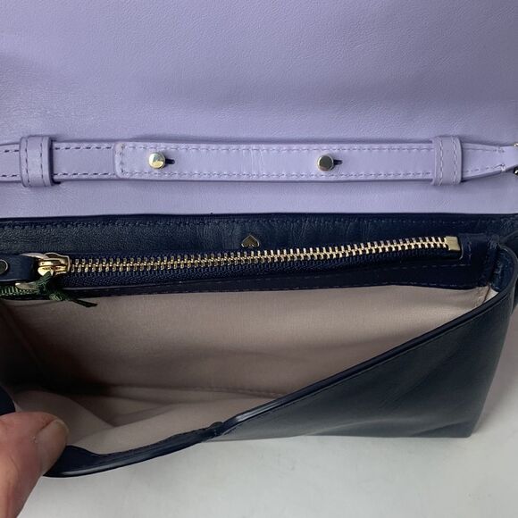 Kate Spade Spademals Smitten Kitten leather chain crossbody bag NWT - Picture 7 of 11